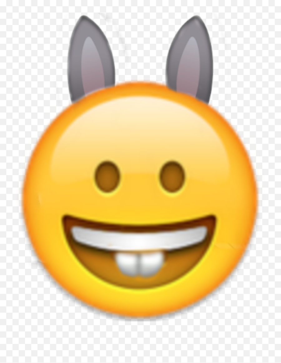 Emoji Sticker Emojisticker Bunny - Iphone Emojis Single,Bunny Emoticon