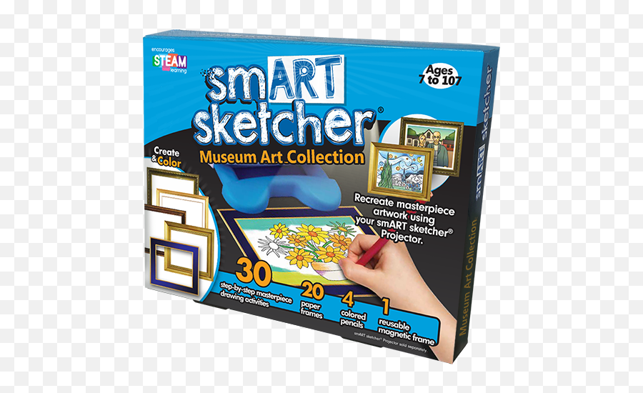 Smart Sketcher Museum Gift Set - Smart Sketcher Sd Kort Emoji,Sketchers Emotion Lights
