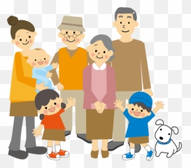 Family - Family Members Clipart Png Emoji,Japanese Emoticons For Leave Me Alone