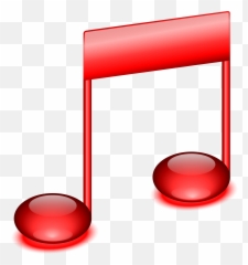 Music Note Icon Clipart I2clipart - Royalty Free Public Red Music Notes Transparent Emoji,Facebook Emoticons Symbols Music Note