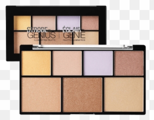 Nyx Cream Highlight Contour Palette - Strobe Of Genius Illuminating Palette Emoji,Nyx Emotion Swatch