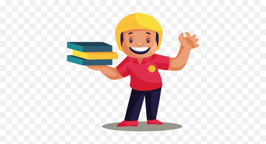 Best Premium Pizza Delivery Man With Thumb Up Sign After - Design Emoji,Pizza Man Emoji