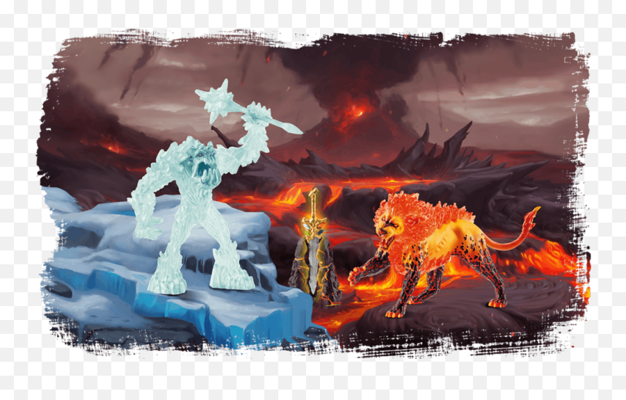 Schleich Eldrador Creatures - Lego Ice Monster Emoji,Mythological Creature Intensifies Negative Emotions