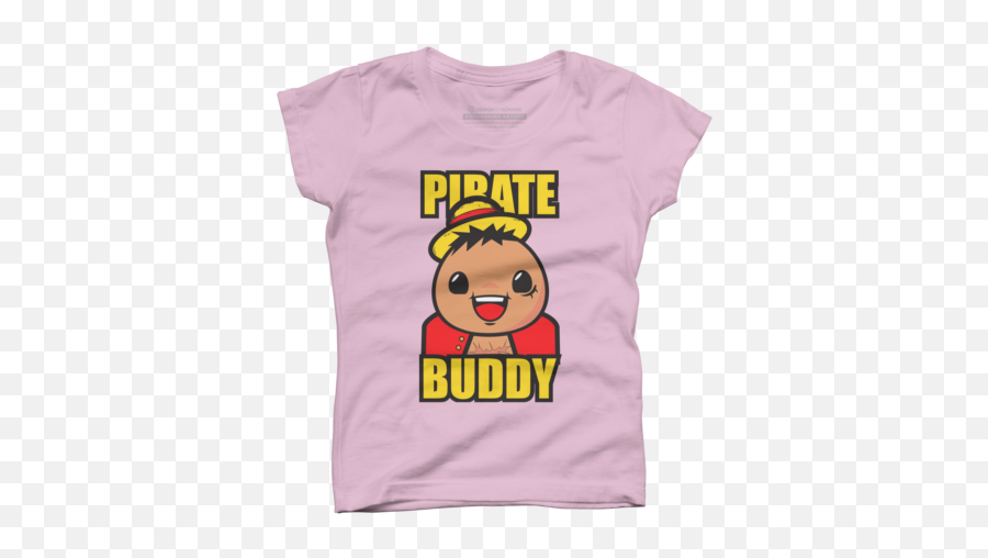 New Xl Pink Pirate Girls T - Short Sleeve Emoji,Hug Buddy Emoticon Images