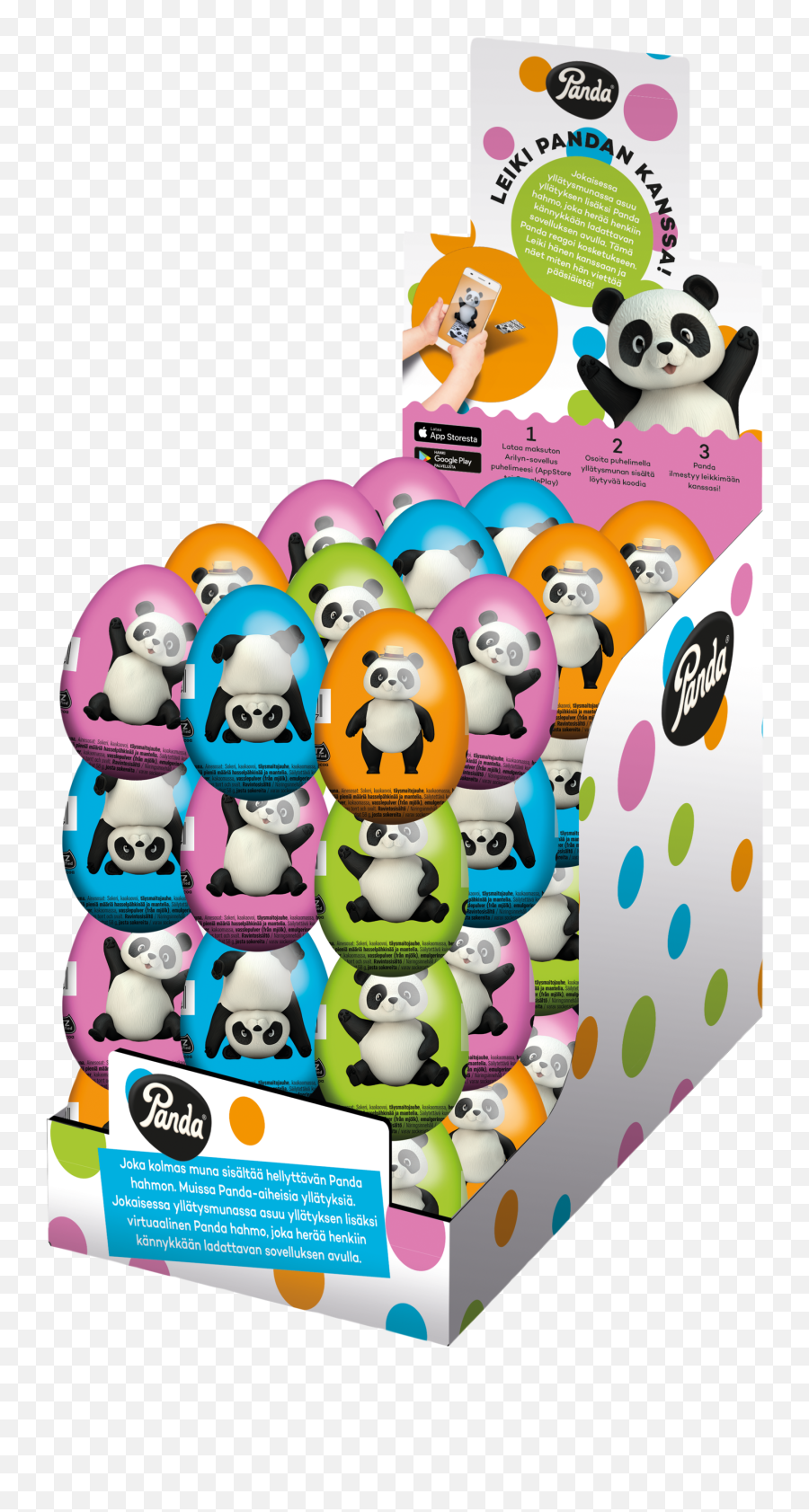 Oppia Nämä Panda Suklaamuna Gluteeniton - Panda Pääsiäismuna Emoji,Nyoron Face Emoticon