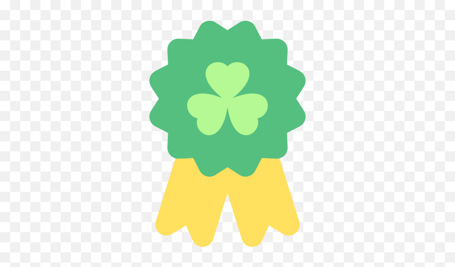 St Patricks Day Badge Clover Irish - Icon Emoji,Irish Emoticons