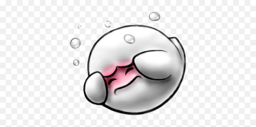 King Boo Moveset - Shy Boo Mario Transparent Emoji,Lick Emoticon Gif