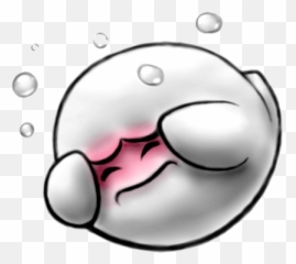 King Boo Moveset - Shy Boo Mario Transparent Emoji,Lick Emoticon Gif