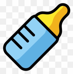 Baby Bottle - Biberon Emoji,Bottle Emoji