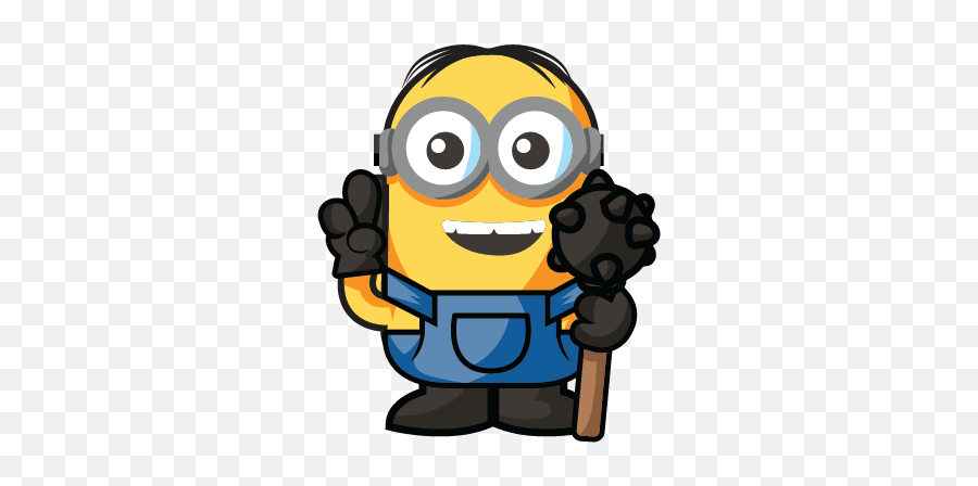 Masher Minion - Minion Mineez Emoji,Minion Emoticon