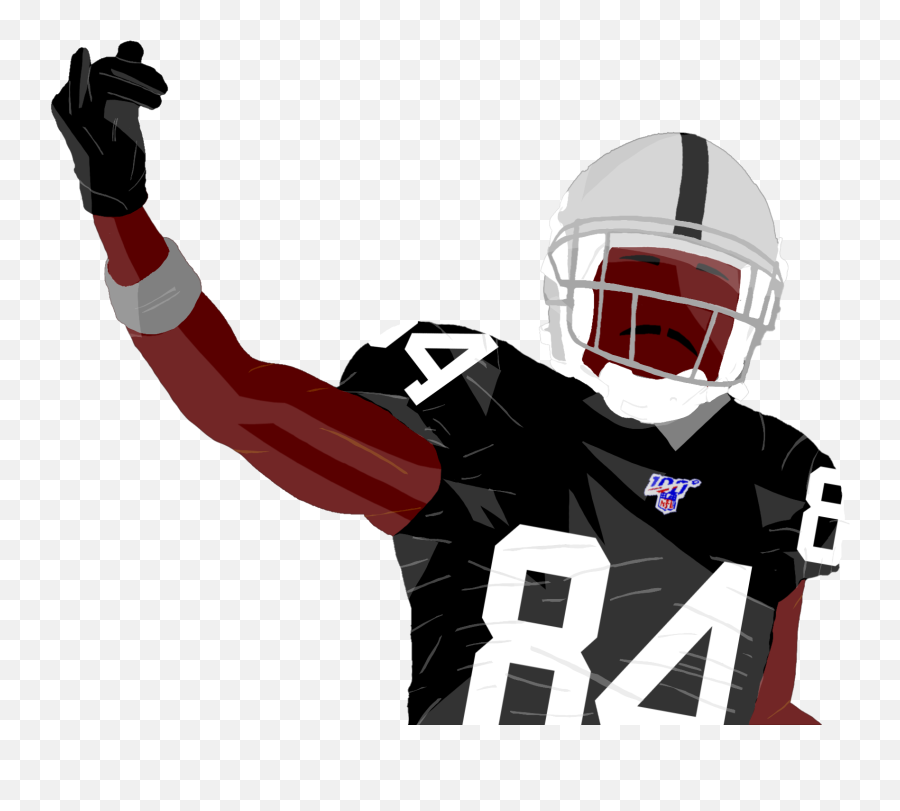 Antoniobrown Raiders Cartoon Sticker By Jesse Cook Emoji,Raiders Twitter Emoji