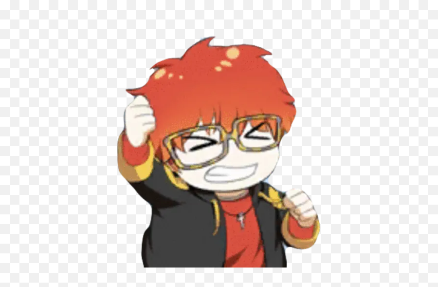 Mystic Messenger Stickers By Haru - Sticker Maker For Whatsapp Emoji,Mystic Messenger Emojis Transparent