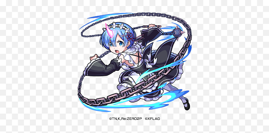 Rezeromonster Strikeu201d First Collaboration Emilia Rem Emoji,Funny Anime Emotion Soul Gif