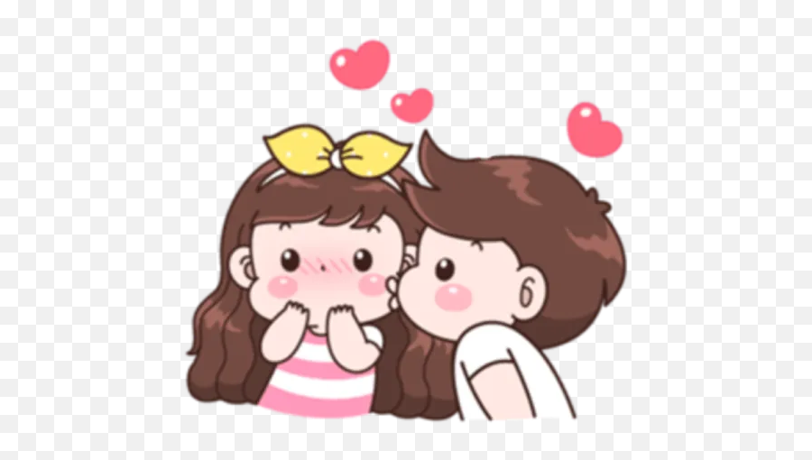 Boobie Cute Couple 2020 - 2 By You Sticker Maker For Whatsapp Emoji,Cute Girl Selfie Emojis