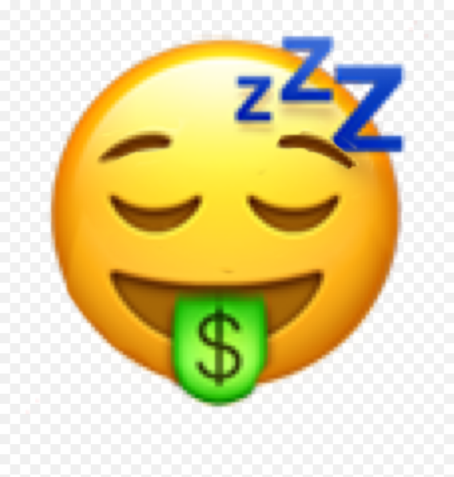 Mony Freetoedit Mony And Sleep Sticker By Blackiblac Emoji,Dollar Emoticon