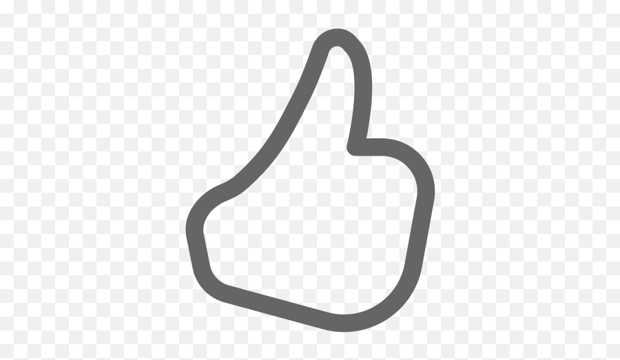 Thumb Like Regular Icon In Fluent Line 20px Emoji,Thumbs Up Black And White Emoji