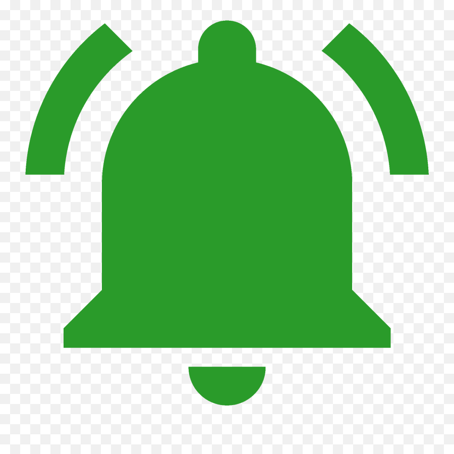 Notification Bell Icon Png Png - Notification Green Bell Icon Emoji,Liberty Bell Emoji