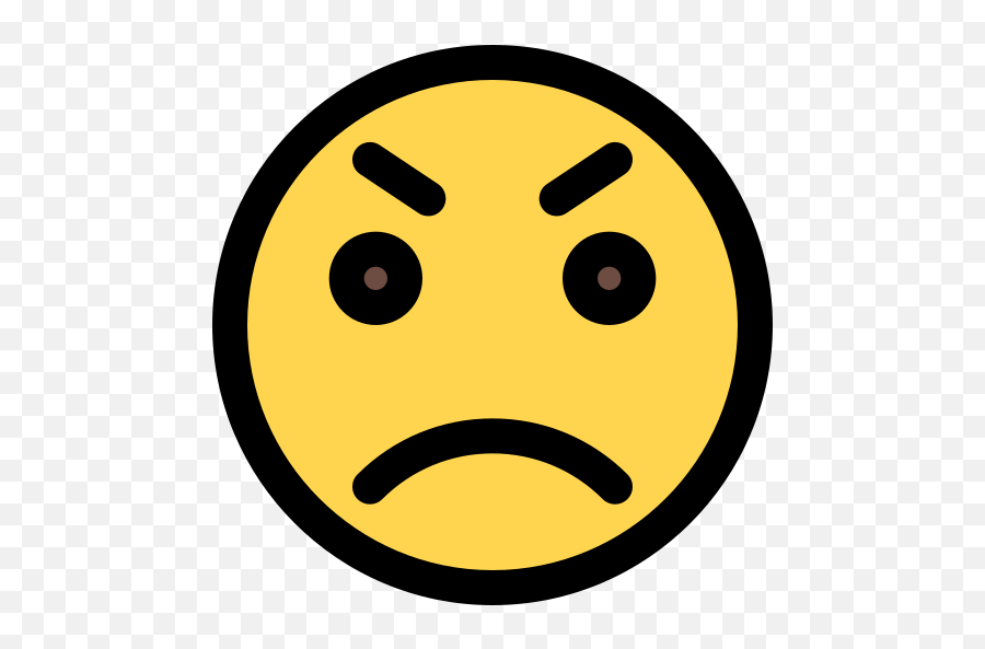 Anger - Free Smileys Icons Worried Icon Emoji,I Am Disappoint Emoticon