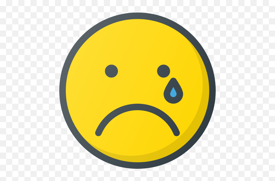 Choro - Ícones De Smileys Grátis Cry Emote Emoji,Emoticon Chorando Para Twitter
