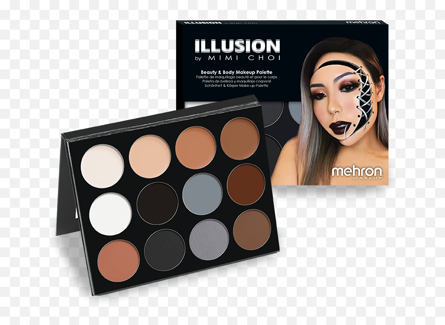 Mehron - Mimi Choi Illusion Makeup Palette Mehron Mimi Choi Emoji,Eye Palette Emoji