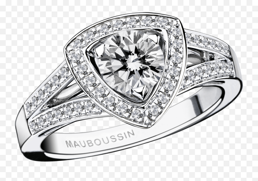Dream Love Ring White Gold Diamond - Bague Dream And Love Mauboussin Emoji,Emotion Divine De Mauboussin