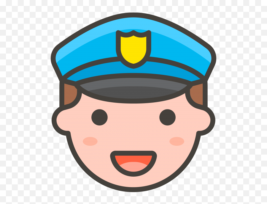 Download Hd Police Man Officer Emoji - Police Logo Emoji Tranparent,Police Officer Emoji