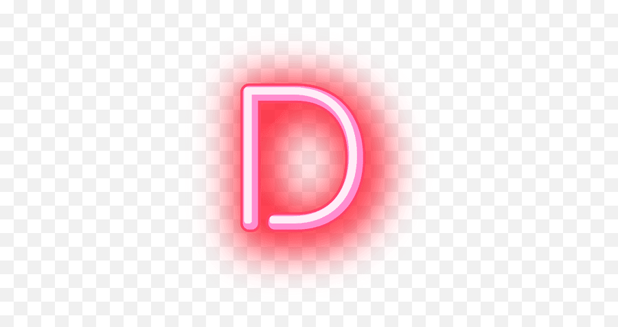 Letterhead Red Neon Font D - Neon Letter D Png Emoji,D&d Emojis