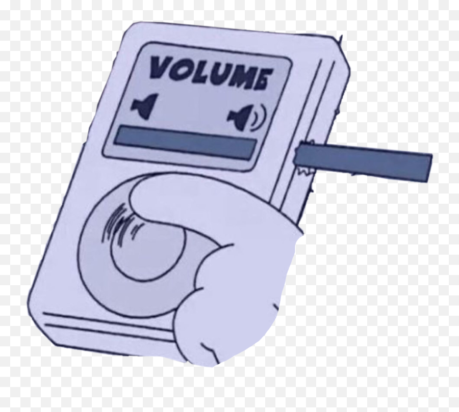 Music Song Volume Vibes Sticker - Aesthetic Anime Spotify Playlist Covers Emoji,Eminem Emotion