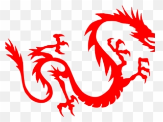 Chinese Dragon Clipart Red - Png Download Full Size Chinese Dragon Silhouette Red Emoji,Are There Any Chines Emoticons