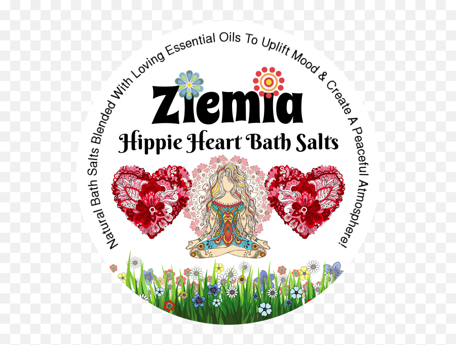 Hippie Heart Bath Salts - Earth Emoji,Patchouli And Emotions