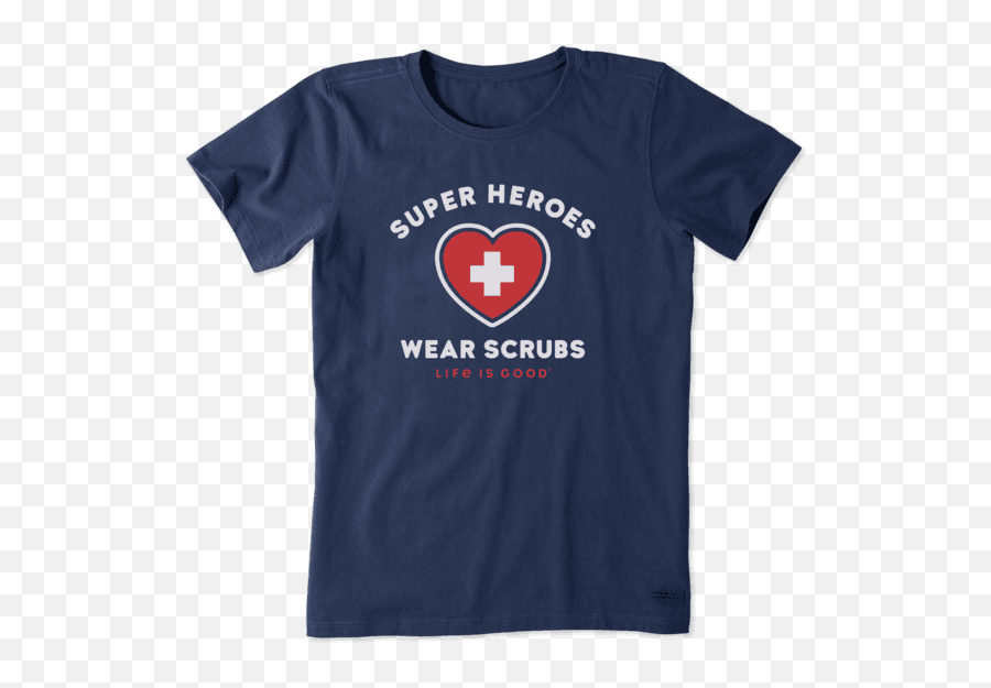 Super Heroes Wear Scrubs Medical - Life Is Good Quarantine Shirts Emoji,Red Heart Emojis Different In Sierra