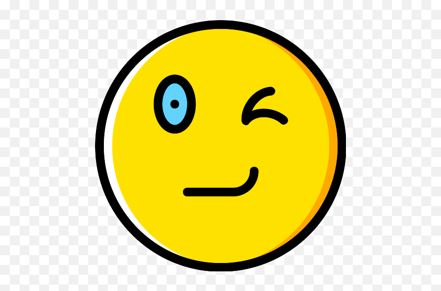 Wink Vector Svg Icon - Happy Emoji,Blink Emoji