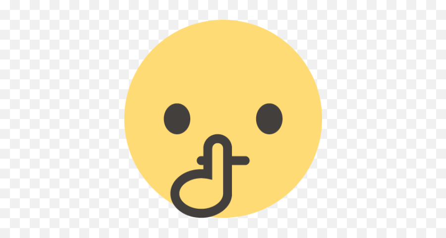 Quiet Icon - Quiet Icon Emoji,Quiet Emoji