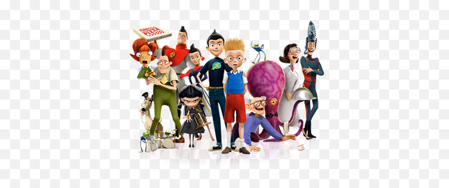 Bienvenue Chez Les - Male Meet The Robinsons Characters Emoji,