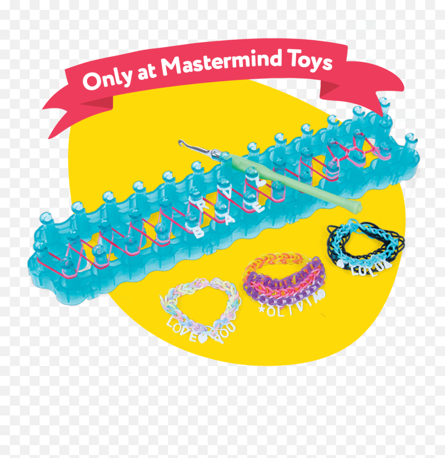 March Break Mastermind Toys - Loom Rainbow Emoji,Emoji Movie Toys