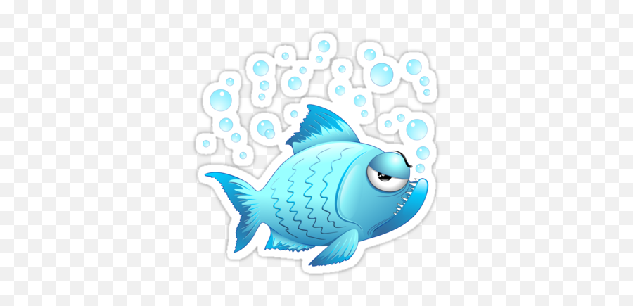 Pin - Cartoon Fish Old School Emoji,Spyglass And Fish Emoji