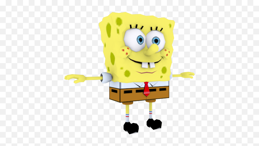 Spongebob Video Game Model Transparent - Spongebob Video Games 3d Model Emoji,Spongebob Emoticons Download