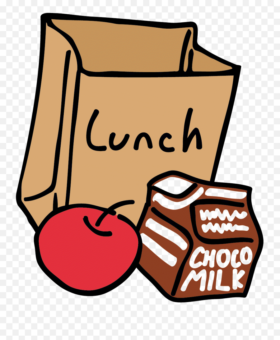 Drawn Lunch And Paper Bag Free Image - Lunch Clipart Emoji,Brown Paper.bag Emotions