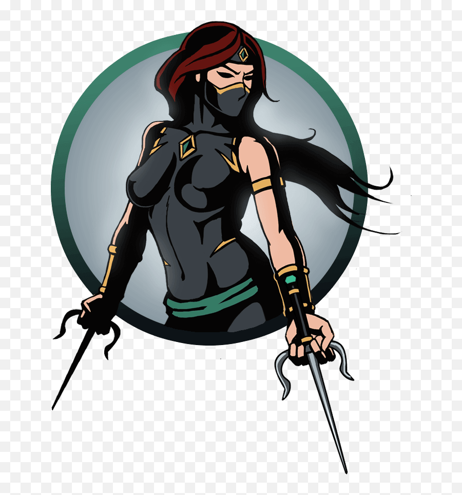 Ninjapng - Ninja Girl Sai Icon Shadow Fight 2 3897675 Shadow Fight 2 Ninja Girl Sai Emoji,Peggy Carter Emoji