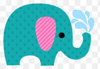 Cute Colored Elephants Clipart Oh My Fiesta For Ladies Emoji,Free Emoticon For Elephant