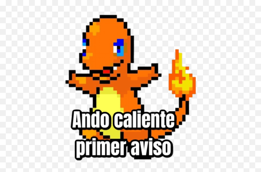 Pokemon Lperezsanders - Ando Hot Primer Aviso Meme Emoji,Pokemon Emojis App