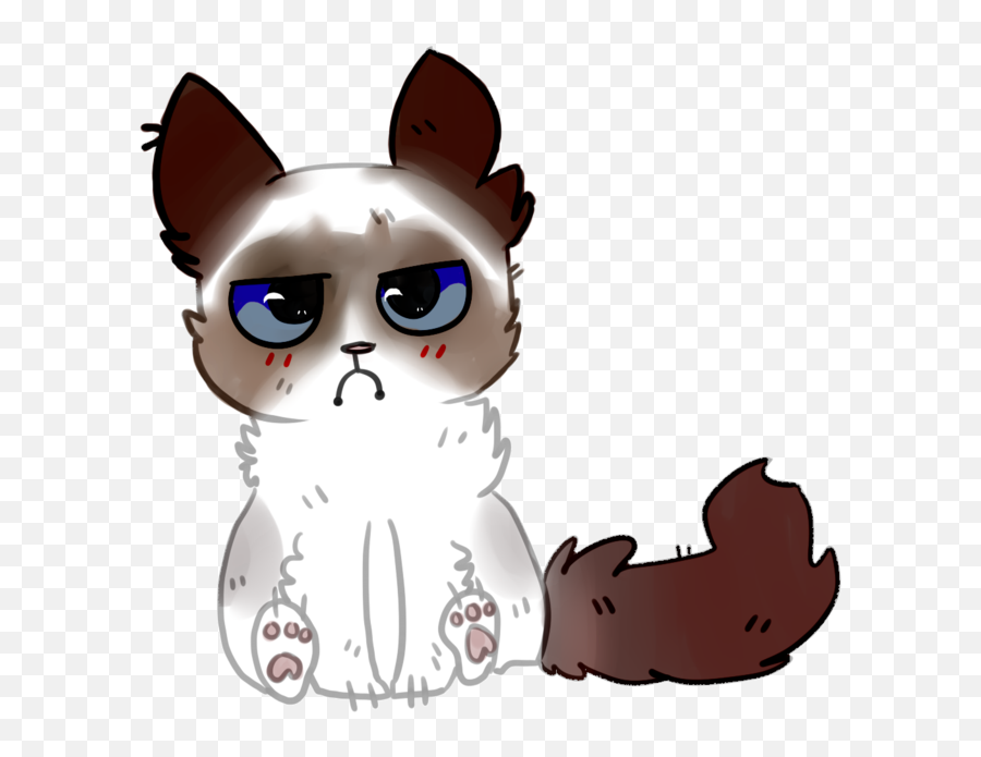 Grumpy Cat Drawing Cartoon - Grumpy Cat Transparent Cartoon Emoji,Grumpy Cat Emotion Poster