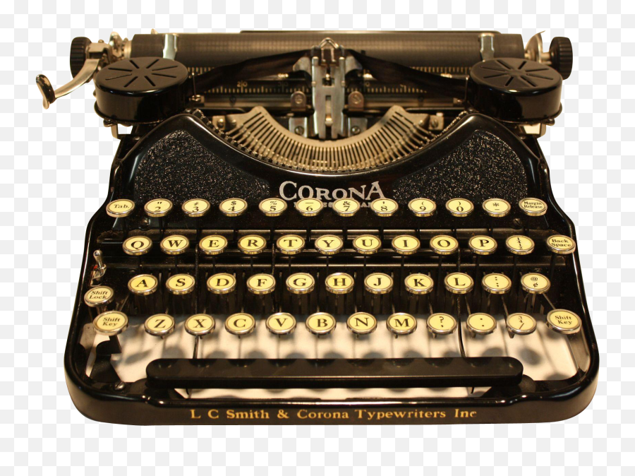 Download Smith Corona Ebay Paper Ribbon - Lc Smith No 5 Typewriter Made In Australia Emoji,