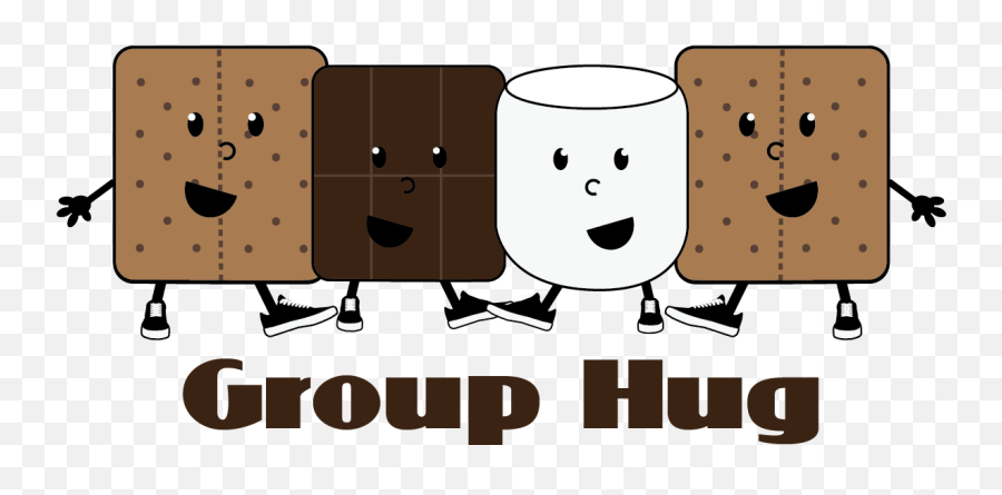 Hug Sticker - Happy Emoji,Smores Emoji