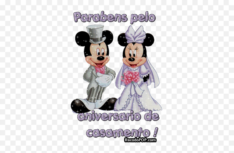 Felicidades Ao Casal - Recados Para Facebook Mickey Minnie Wedding Gif Emoji,Imagens Emoticons Casal