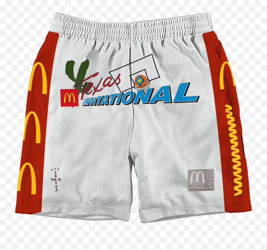 How A Burger - Travis Scott Mcdonalds Shorts Emoji,Hes My Bae Shes My Bae Emoji Shorts