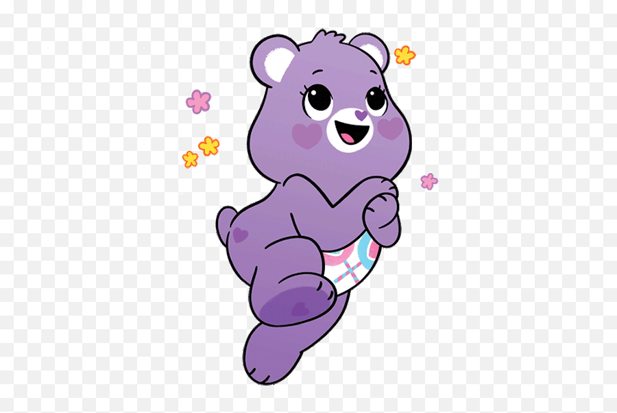 Bear Wallpaper - Care Bears Transparent Gif Emoji,Care Bear Emoji