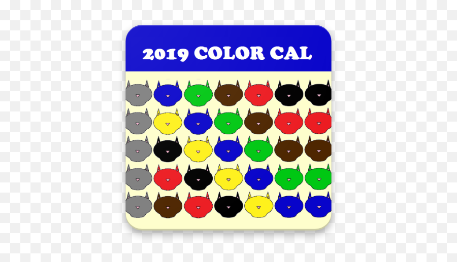 Updated 2019 Colorcal All Colors Usps Carrier Calendar Emoji,Letter E Emoticon