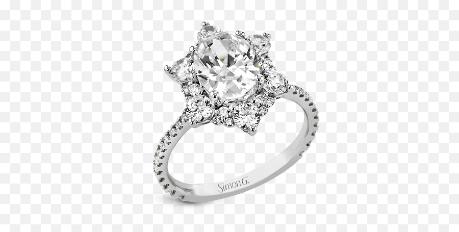 Platinum Diamond Engagement Ring Mounting Emoji,Solitaire Emotion