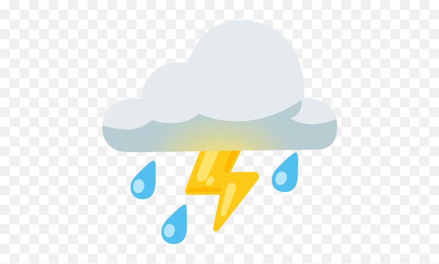 Cloud With Lightning And Rain Emoji,Emoji Caption For Snow Storm